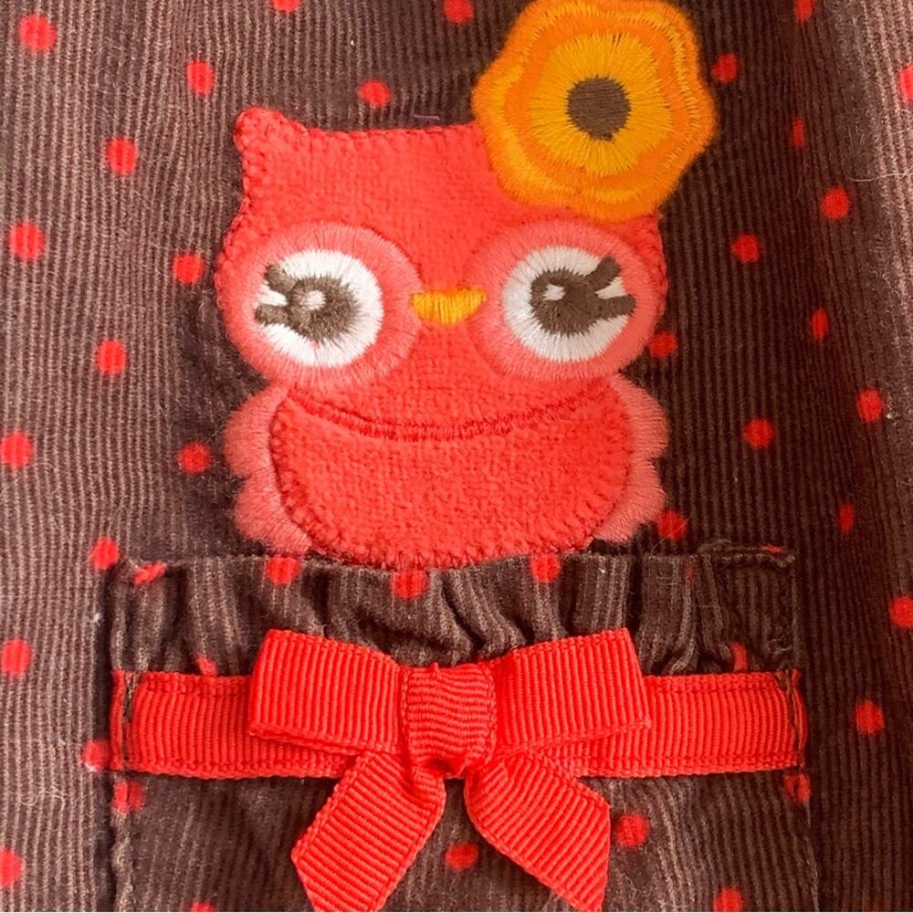 BabyDoll Dresses Owl Corduroy Overalls 18 Month Owl Bundle Set - Picture 5 of 16